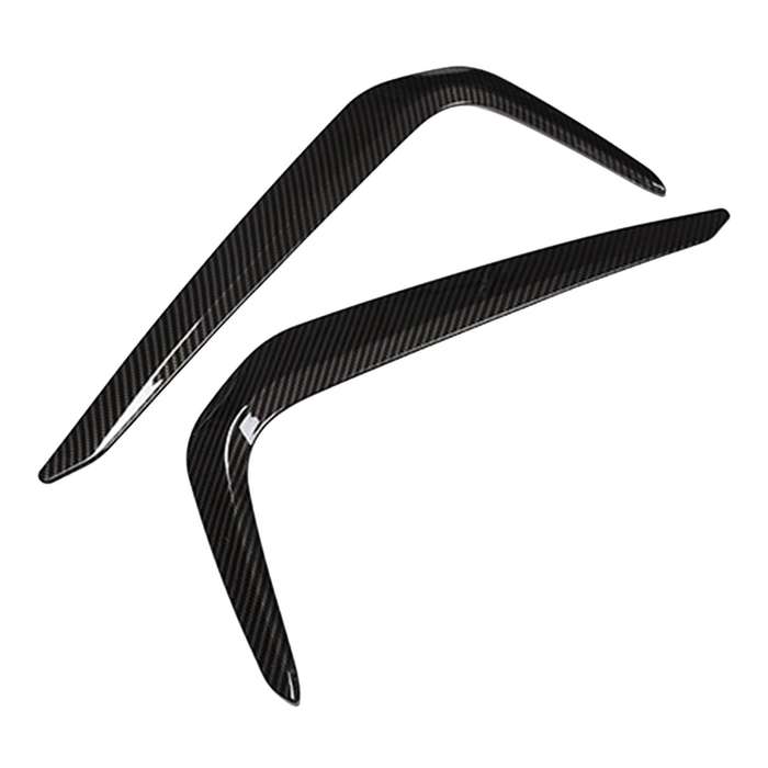 Car ABS Carbon Fiber Front Fog Lamp Eyebrow Frame Decoration Sticker Trim for - 5 Series G30 G38 201