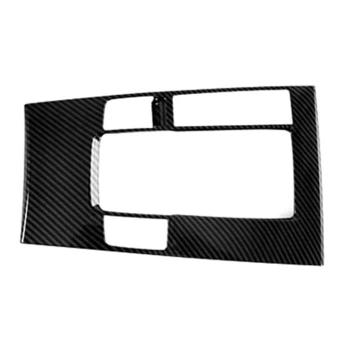 Car ABS Carbon Fiber Interior Center Console Gear Shift Panel Cover Frame Trim Sticker for 3 Axela 2