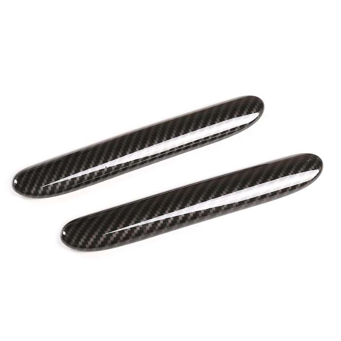 Car ABS Carbon Fiber Rear Handle Decoration Strip Cover Trim Accessories for 110 2020