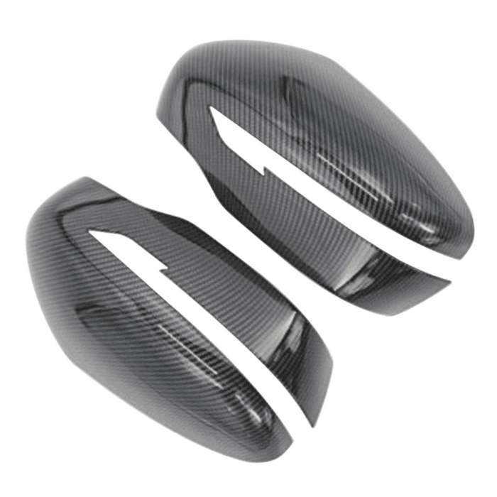 Car ABS Carbon Fiber Rear View Mirror Cover Trim Decorative Sticker for 2014-2019