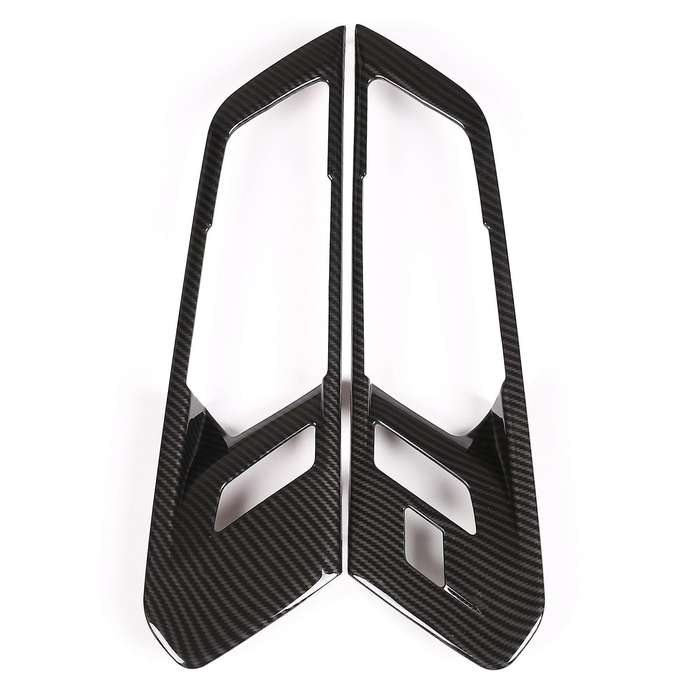 Car ABS Carbon Fiber Interior Door Handle Trim Accessories for - X5 G05 2019