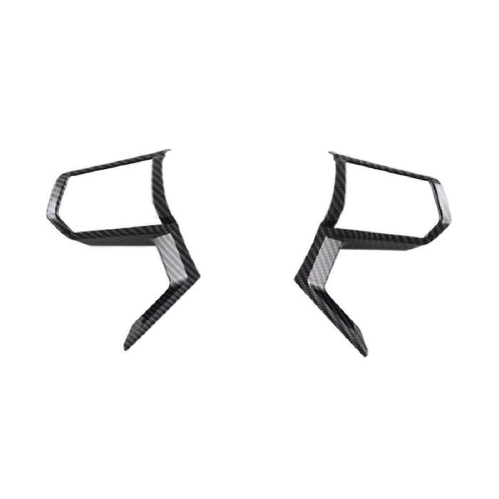 Car Abs Carbon Fiber Steering Wheel Cover Trim Sticker for 2022 2023 Car Accessories