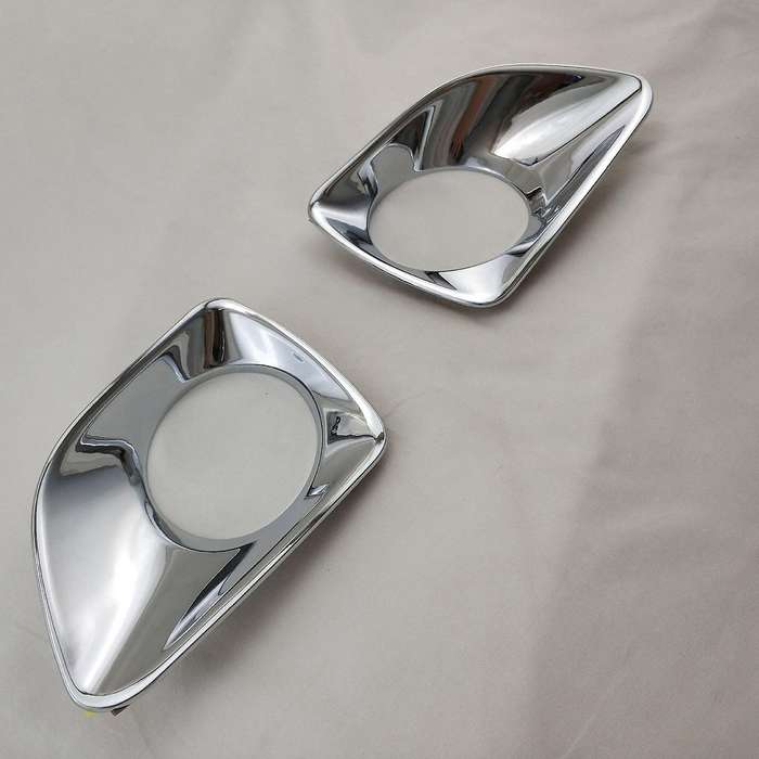 Car ABS Chrome Front Fog Lamp Cover Trim Decoration for NAVARA NP300 2015-2019
