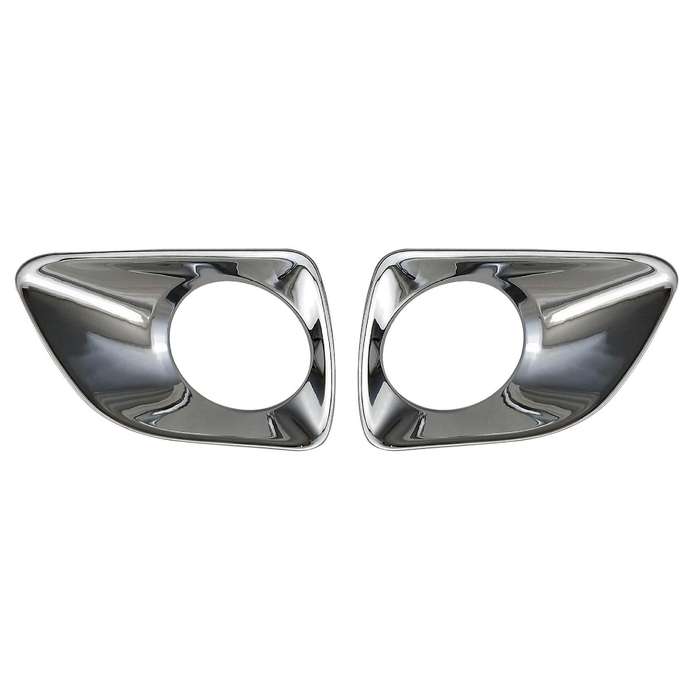 Car ABS Chrome Front Fog Lamp Cover Trim Decoration for NAVARA NP300 2015-2019