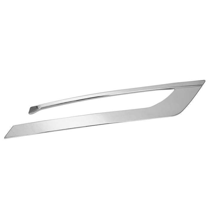 Car ABS Chrome Front Fog Light Eyebrow Decoration Cover Trim Strip for S90 V90 2017-19 Exterior Acce