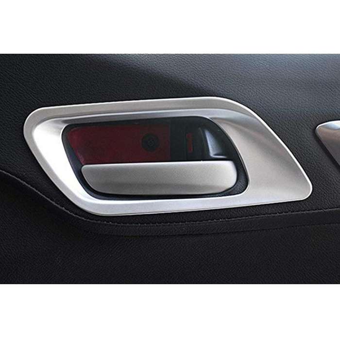 Car ABS Chrome Interior Door Pull Handle Frame Cover Trim for Fit Jazz 2014-2018