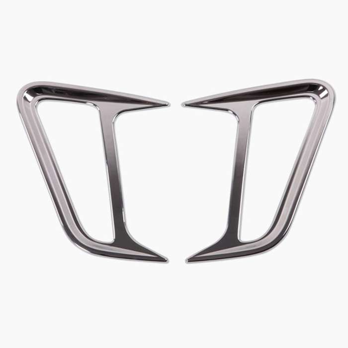 Car ABS Chrome Front Side Turn Signal Light Fog Lamp Cover Trim for Encino 2017-2019 Accessories