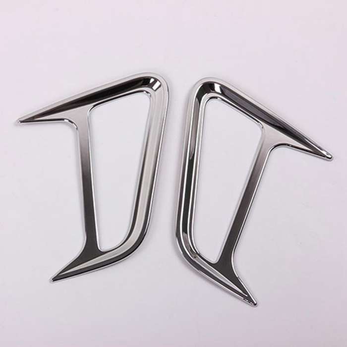 Car ABS Chrome Front Side Turn Signal Light Fog Lamp Cover Trim for Encino 2017-2019 Accessories