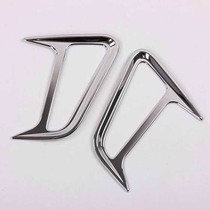 Car ABS Chrome Front Side Turn Signal Light Fog Lamp Cover Trim for Encino 2017-2019 Accessories