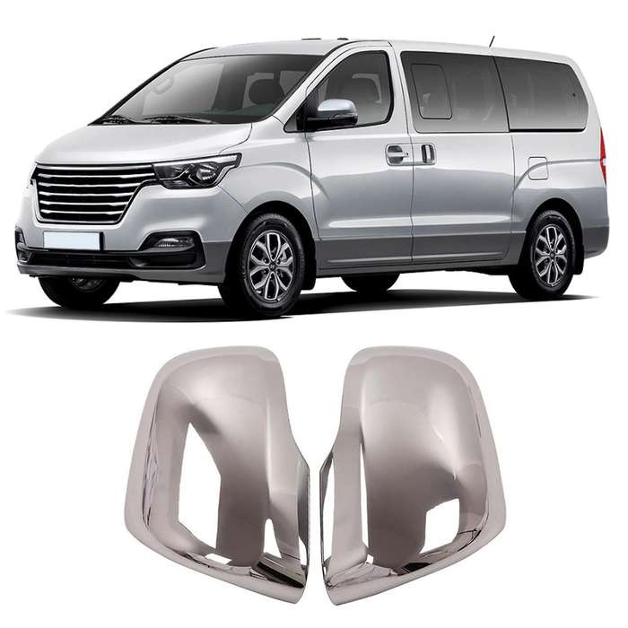 Car ABS Chrome RearView Mirror Cover Door Side Mirror Cap for H-1 GRAND STAREX 2020