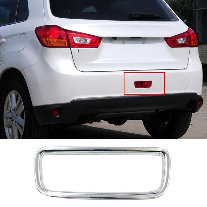Car ABS Chrome Rear Tail Brake Lamp Light Decoration Cover Trim for ASX 2013-2015