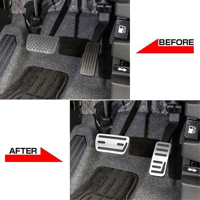 Car Accelerator Brake Pedal Pad Covers Aluminum Alloy for WR-V WRV DG5 2024 Accessories