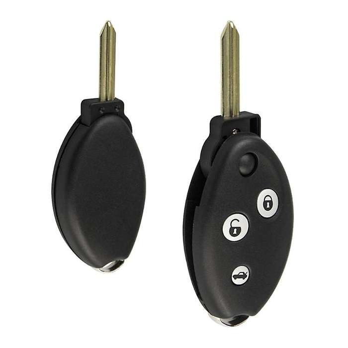 Car Accessories 3 Button with Rubber Pad Alarm Key Fob Case for C3 C4 C5 Xsara Berlingo