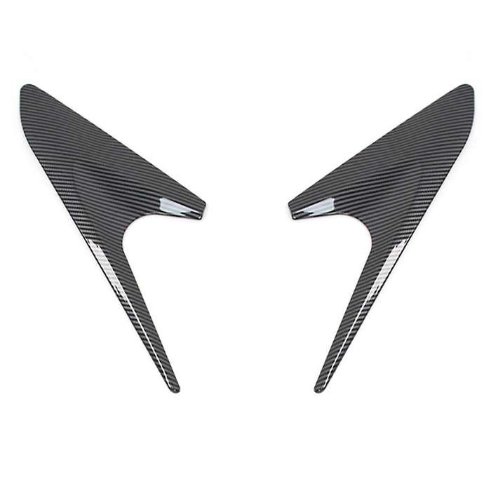 Car Accessories Carbon Fiber C Pillar Rear Window Quarter Cover Trim Garnish for Model 3 2017-2021