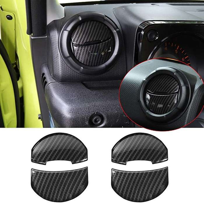 Car Air Conditioning Vent Outlet Decoration Cover Trim Sticker for Jimny 2019 2020 Interior Moulding