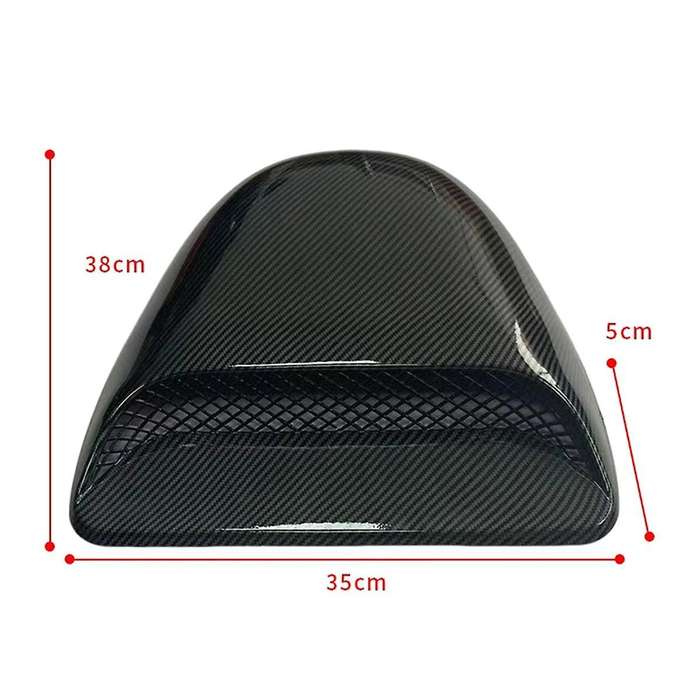 Car Air Flow Intake Hood Scoop Vent Bonnet Decorative Covers Racing Style Bonnet Vent Front Engine C