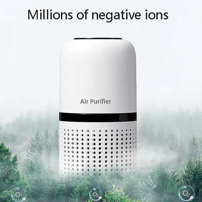 Car Air Purifier Negative Ion Generator Air Cleaner Portable Air Purifier for Car Home Desktop
