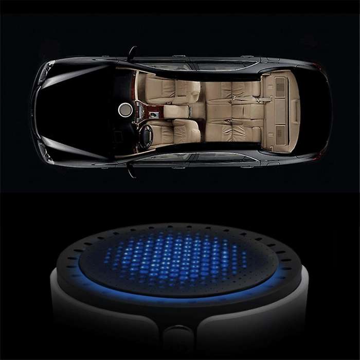 Car Air Purifier with Negative Ion Hepa Filter Portable USB Design Ionizer Air Purifier for Car (Whi