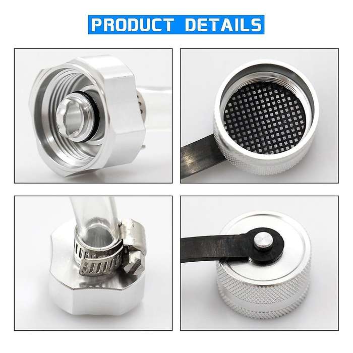 Car Aluminum Alloy Oil Drain Valve Quick Drain Suitable Quick Twist Oil Drain Valve for M12x1.5 Wit