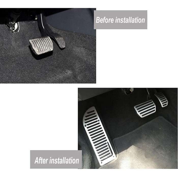 Car Aluminum Gas Brake Pedal Accelerator Non- Pedal Pad Cover for S60 S80L XC60 S60L 2019-2017 A
