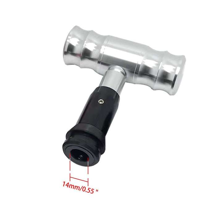 Car Aluminum Shift Knob Racing Gear Knobs Automatic Car Gear Stick Shifter Knob 14mm Modified Aircra