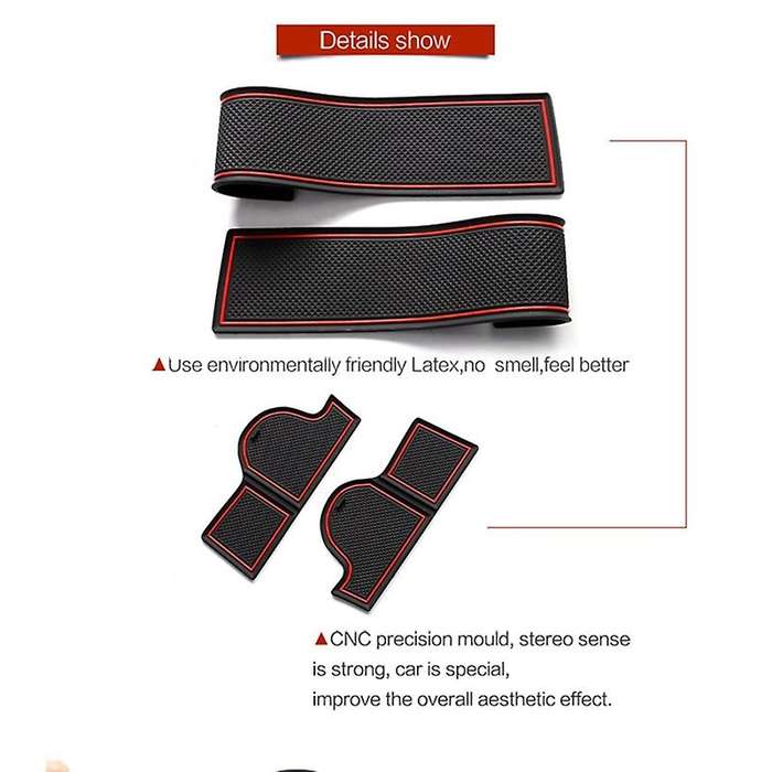 Car Anti- Gate Slot Mat for X1 2023 Door Groove Pad Cup Holder Interior Accessories