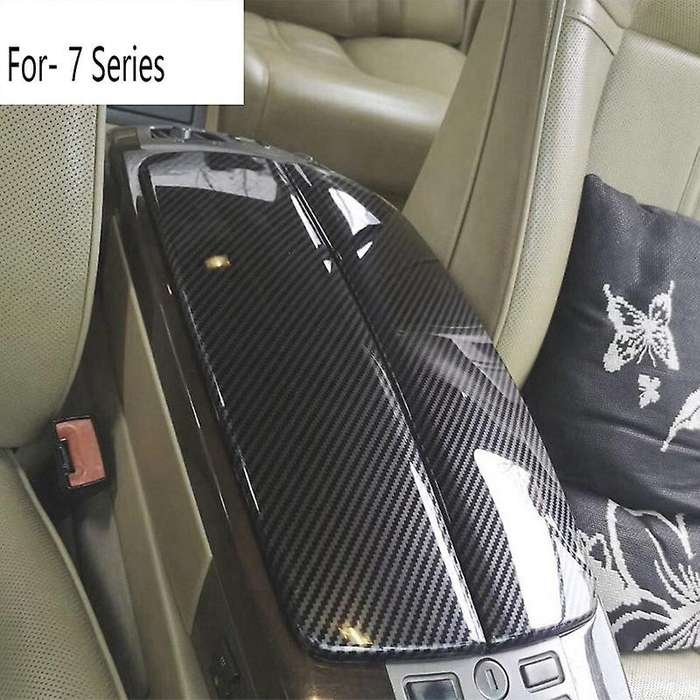 Car Arm Rest Box Lid Covers Center Console Armrest Lid Cover for 7 Series E65 E66 F01 F02 2002-2008