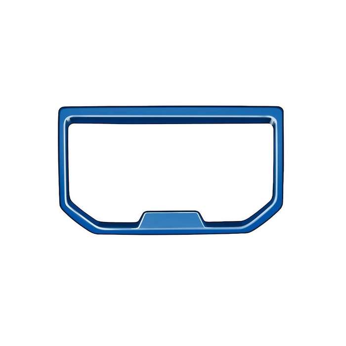 Car Armrest Box Rear Water Cup Holder Frame Cover Trim Stickers for 2024 Car Accessories Blue