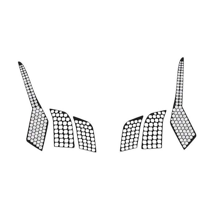 Car Auto Accessories Rear Tail Light Lamp Honeycomb Protector Sticker Accessories for 3008 / 3008 GT