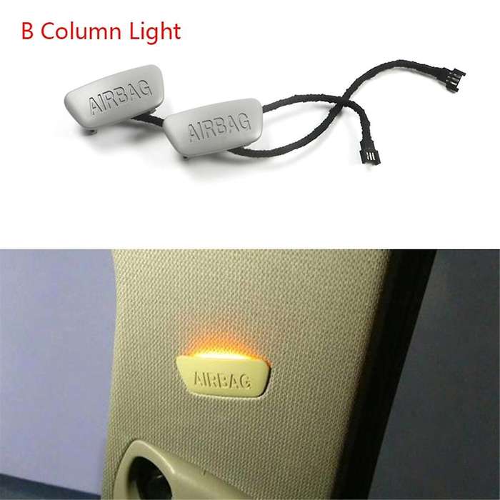Car B Column Light for 3 4 Series F30 F32 F34 Atmosphere Lamps Upgrade Automotive Interior Beige( Ic