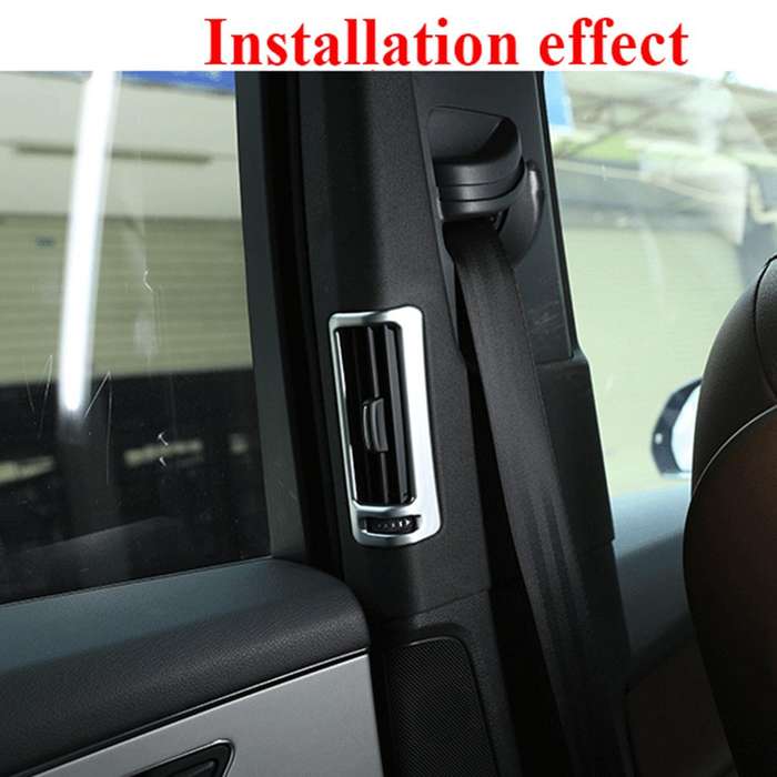 Car B Pillar Air Conditioning Vent Frame Cover Air Outlet Trim for 2014-2017