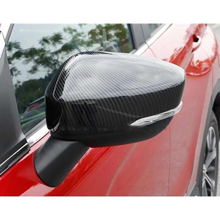 Car Back Rear View Rearview Side Door Mirror Cover Stick Trim Frame Hoods for Eclipse 2018 2019