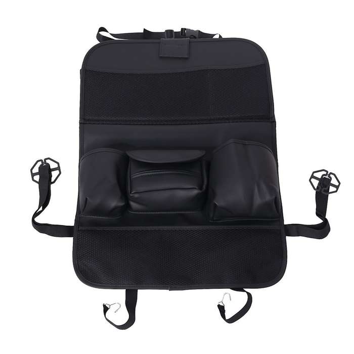 Car Back Organizer Back Folding Organizer Bag Storage Box Storage Supplies Car Supplies,black
