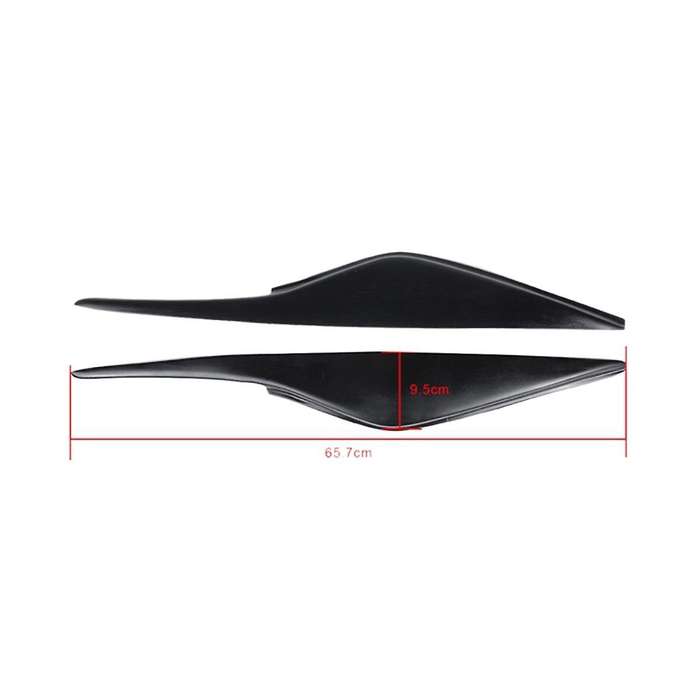 Car Black Headlight Eyebrow Cover Trim Head Light Lamp Sticker for Mondeo Mk4 2007-2013
