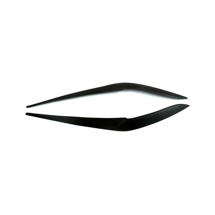 Car Black Headlights Eyebrow Eyelid Trim Cover Sticker Refitting Kit for X5 G05 F95 X6 G06 2019-202