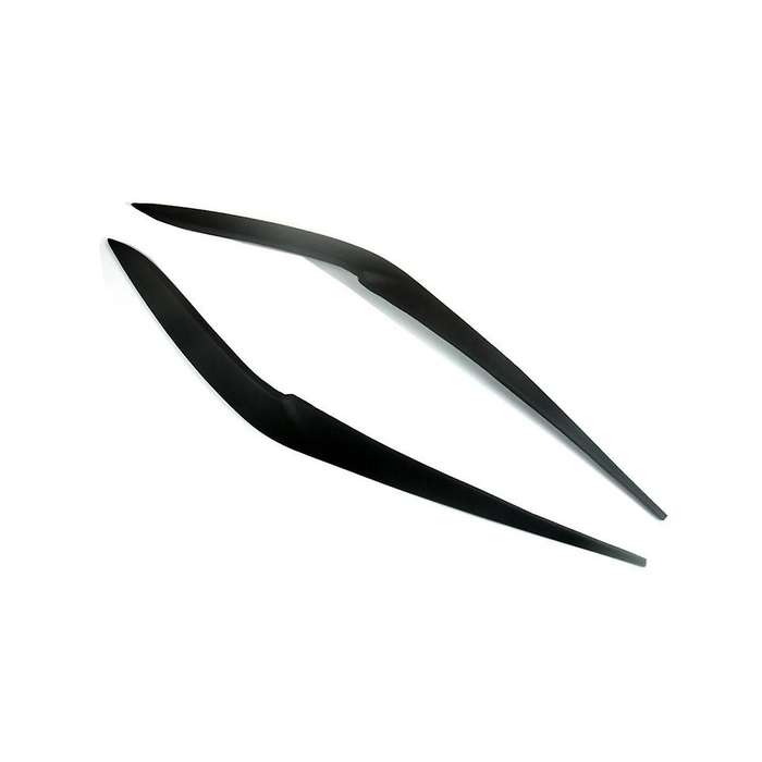 Car Black Headlights Eyebrow Eyelid Trim Cover Sticker Refitting Kit for X5 G05 F95 X6 G06 2019-202