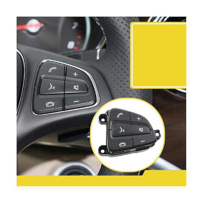 Car Black Right Steering Wheel Button Assembly Trim Cover for GLS Car Accessories