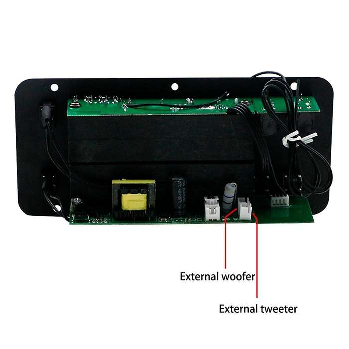 Car Bluetooth Amplifier for Car Amplifier Board Dual Microphone Karaoke with Modulated Reverb (Ada