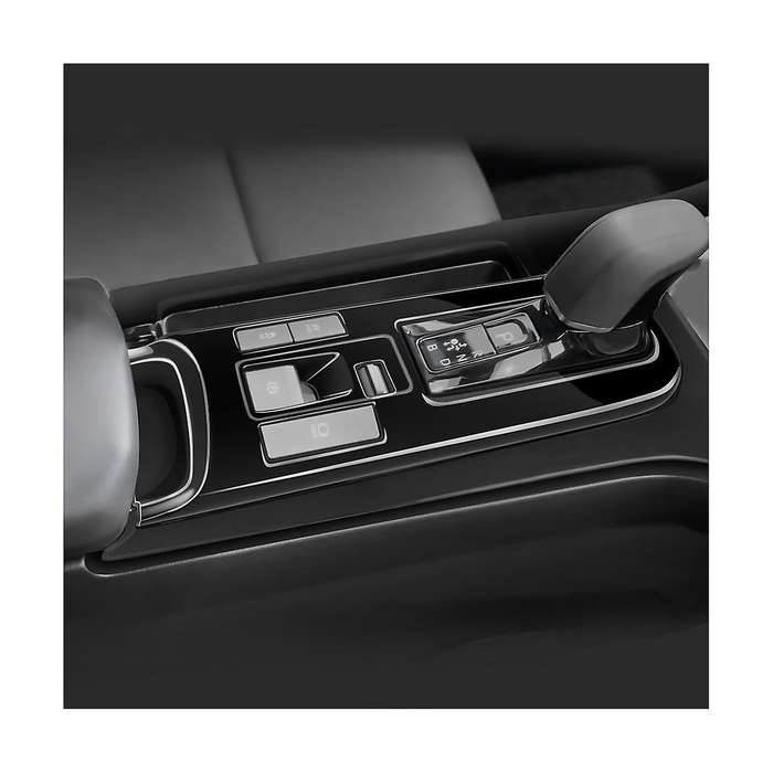 Car Bright Black Central Control Gear Shift Panel Interior Modification for Prius 60 Series 2020-20