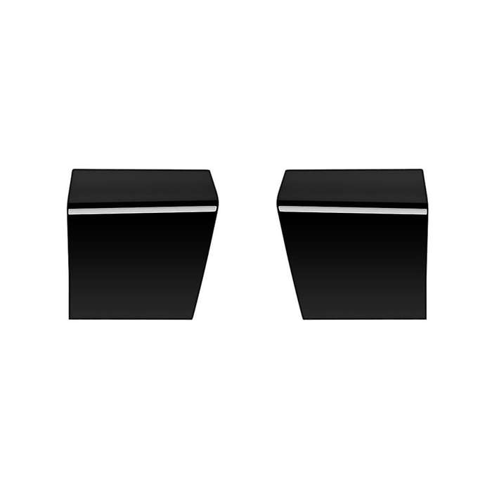 Car Bright Black Glass Switch Upper Panel Decoration Door Armrest Stickers for Alphard 40 Series 202