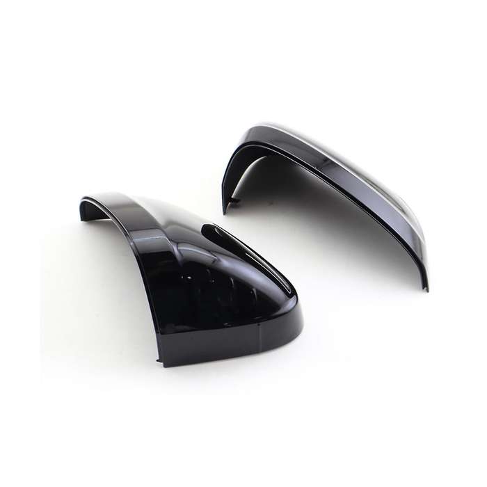 Car Bright Black Rear Mirror Cover Shell Cap with Auxiliary Hole for A4l B9 2017-2021 8w0857527 8w08