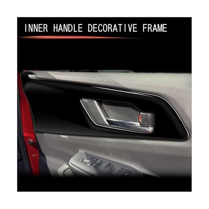 Car Bright Black Inner Handle Panel Interior Panel for Prius Prius 60 Series 2020-2023 Car Accessor