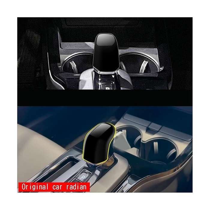 Car Bright Black Shift Knob Cover Gear Head Cover Trim for Prius 60 Series 2020-2023 Interior Acces