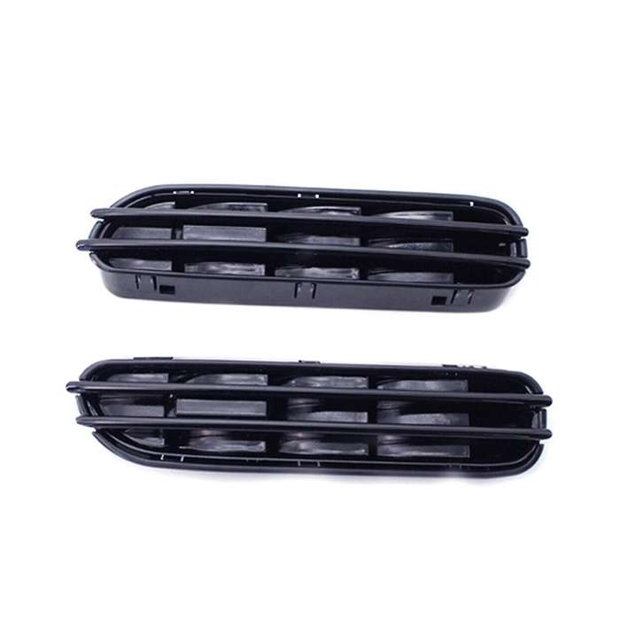 Car Bright Black Side Panel Grilles Vents for 5 Series E39 Ventilation Mesh 51137896849 51137896850