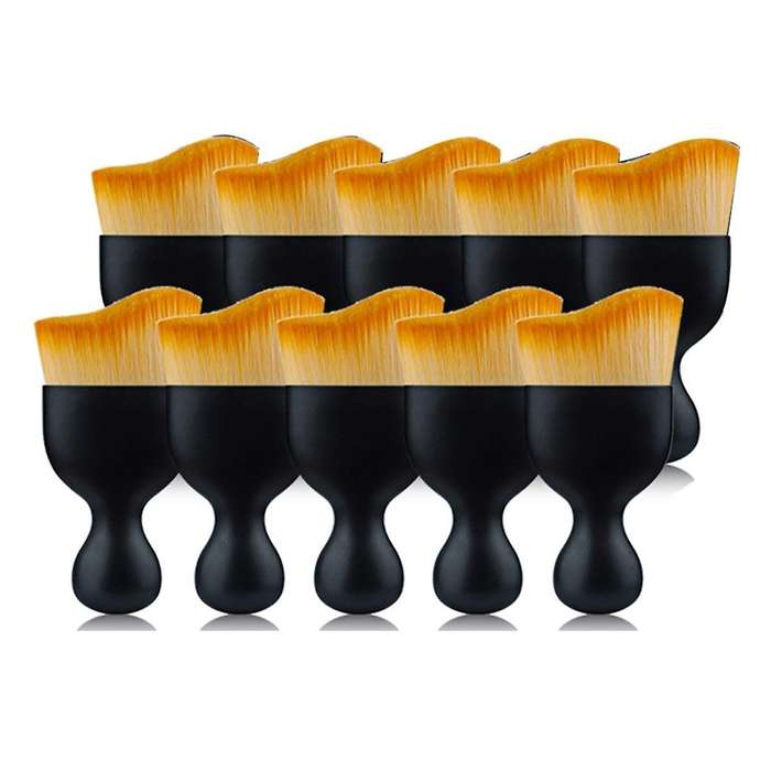 Car Brush, Car Interior Cleaning Tool, Car Cleaning Brush Dust Collector, Curved Design Dirt Dust C