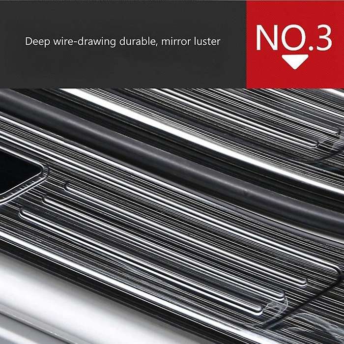 Car Built-In Door Sill Strip Welcome Pedal Protection Sticker Trim Threshold Anti-Skid Plate for -5