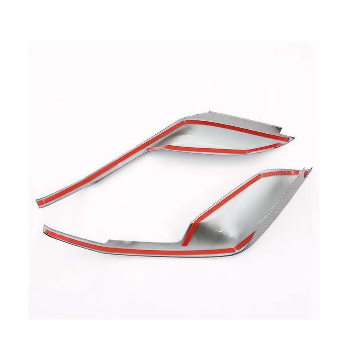 Car Carbon Fiber Abs Front Fog Light Trim Bezel Cover Trim Stickers for Dolphin Atto1 Ea1 2022 2023