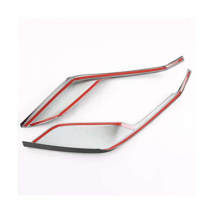 Car Carbon Fiber Abs Rear Fog Light Trim Bezel Cover Trim Stickers for Dolphin Atto1 Ea1 2022 2023