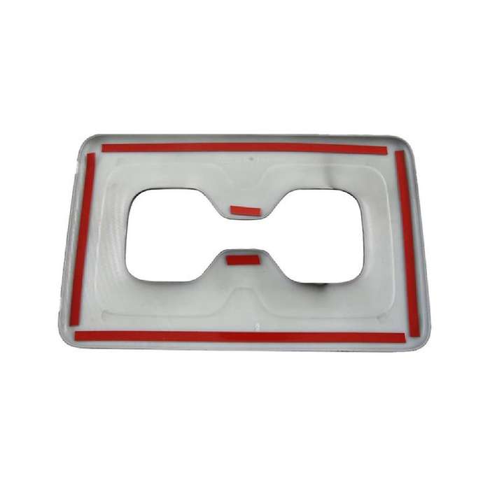 Car Carbon Fiber Abs Interior Rear Back Water Cup Holder Panel Trim Frame for 2022 2023