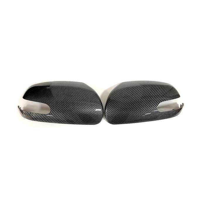 Car Carbon Fiber Abs Side Rearview Mirror Cover Wing Mirror Shell Cap Housing for Forte 2009-2012 8